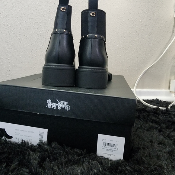 Coach Lory Leather Bootie - Picture 5 of 6